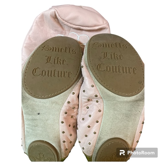 Juicy Couture Women's Pink and Gold Ballet Flats - Picture 6 of 7